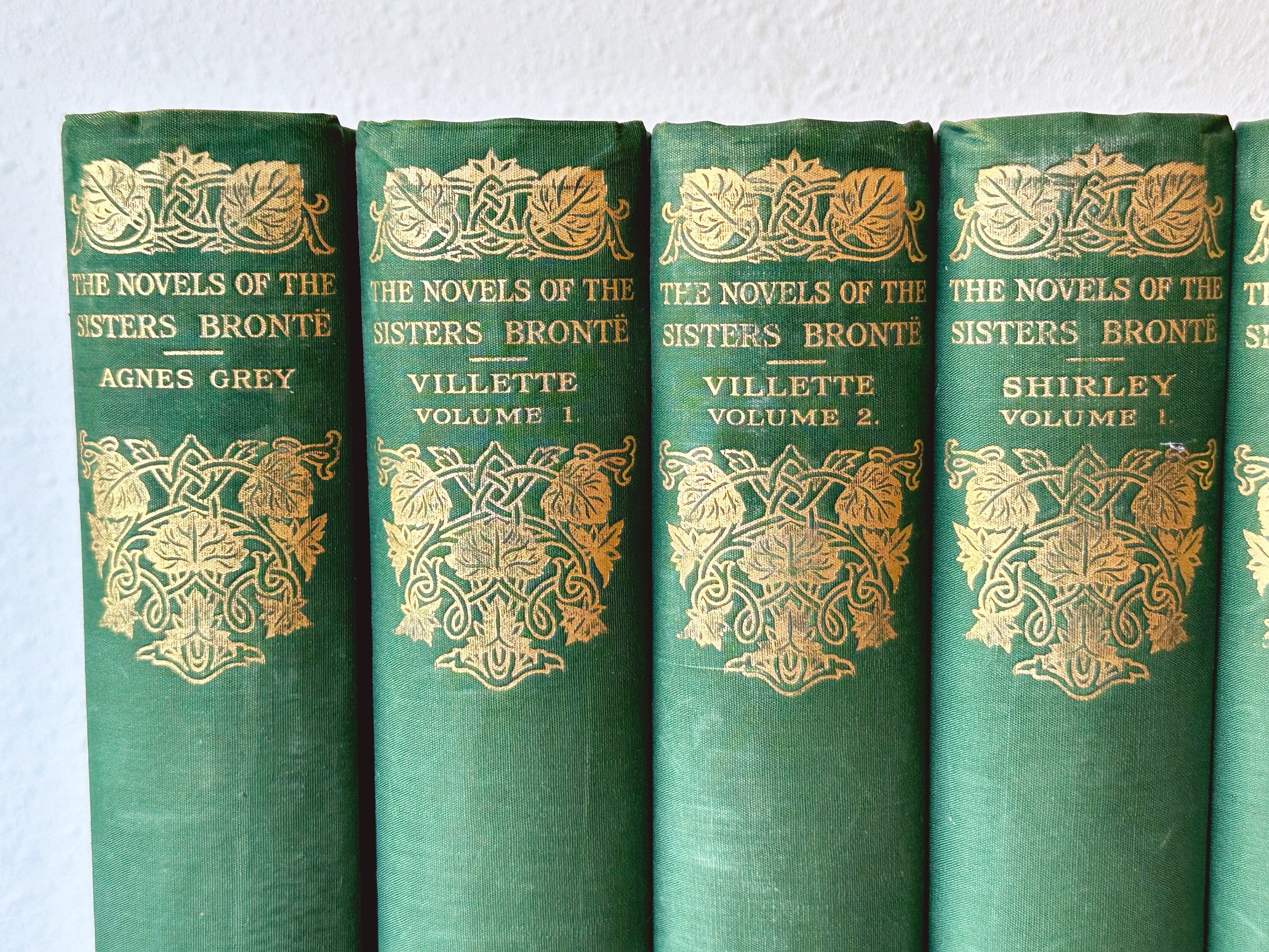 Antique Books - Novels of the Sisters Brontë / Edited by Temple Scott - 12 Volume Set | Published by Edinburgh : John Grant, 1924