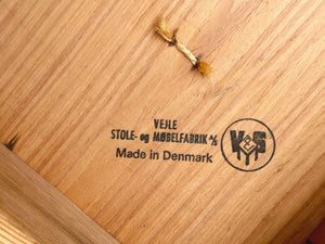 Vintage Mid-Century Modern Vejle Stole & Mobelfabrik Danish Teak Side Table | MCM End Table | Living Room Furniture Accent Table Plant Stand
