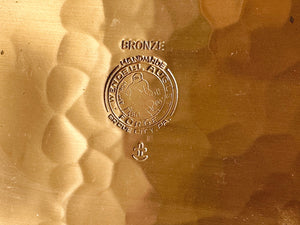 Vintage Wendell August Forge Handmade Bronze Keepsake Box | The Golf Club | Jewelry Box Cigar Box | Office Desktop Storage | Gift for Him