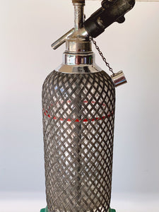 Antique Sparkletts Seltzer Bottle Lamp | Bar Lamp