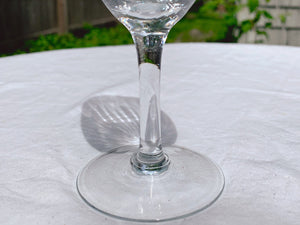 Vintage Clear Champagne Flute with Optical Rib Design | Barware Glasses in Set of 2 or 5