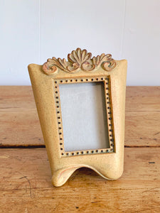 Unique Vintage Tabletop Photo Frames | 3x3 Round 2.5x3.5 Rectangular Picture Frame | Home Decor Gift for Her Wedding Gift
