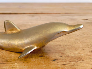 Vintage Solid Brass Dolphin Bottle Opener Barware