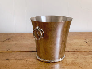 Vintage Michael Aram Bamboo Polished Ice Bucket | Champagne Bucket Barware