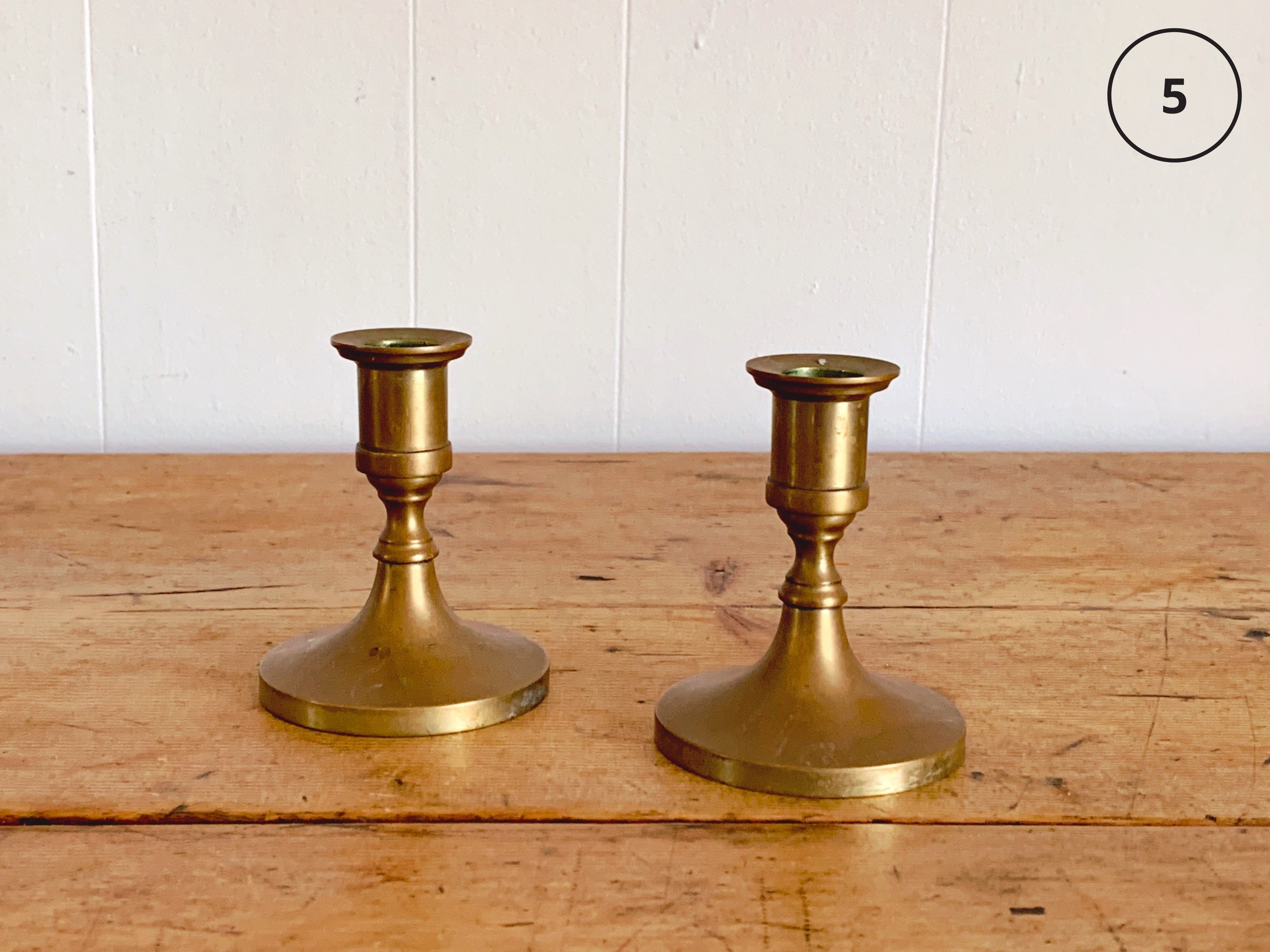 NEW STYLES ADDED! Assorted Pairs of Vintage Brass and Copper Taper Can – Urban  Nomad NYC