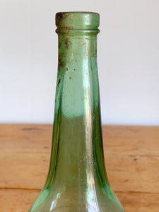 Rare Vintage Bellows & Company Fine Bas Armagnac Brandy Collectible Bottle | Rustic Farmhouse Boho Chic Home Decor Flower Vase